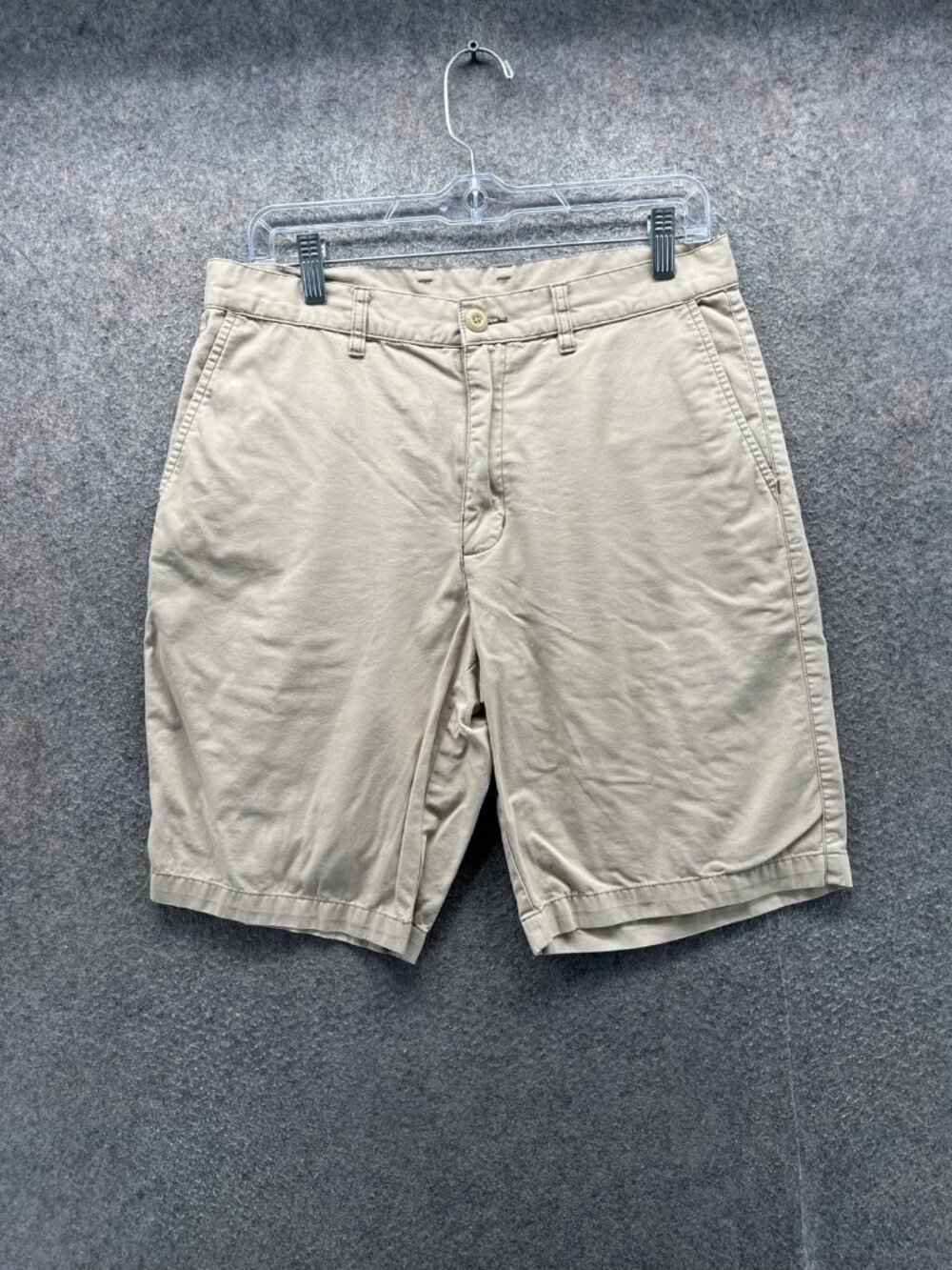Patagonia Shorts Mens 32 Beige Chino Flat Front Organic Cotton Casual Summer